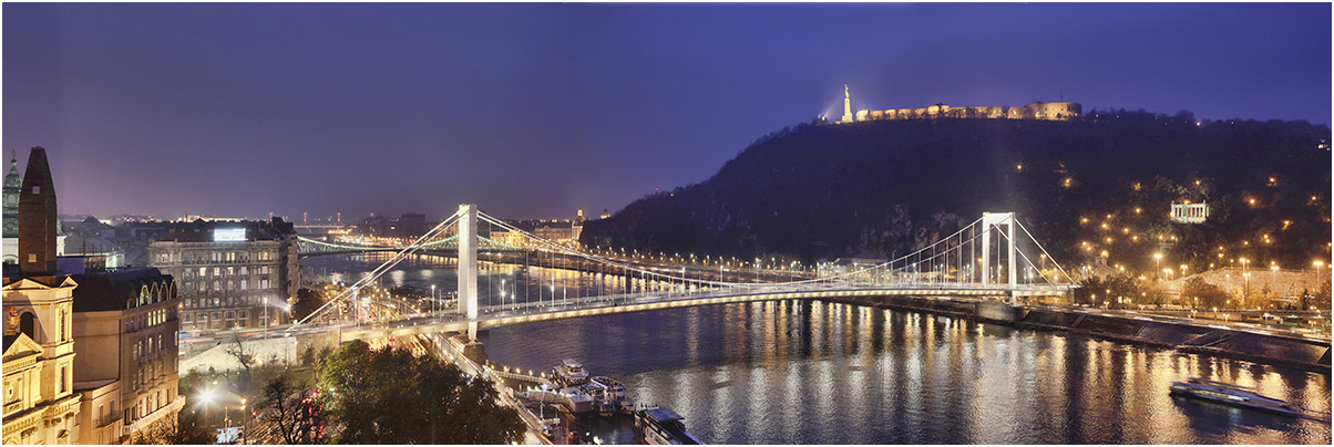 Budapest panorama bridge